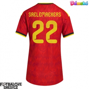 Belgie Alexis Saelemaekers #22 Dámské Domácí Dres MS 2026 Krátký Rukáv